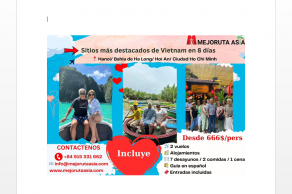 Descubrir los lugares más destacados de Vietnam en 8 días