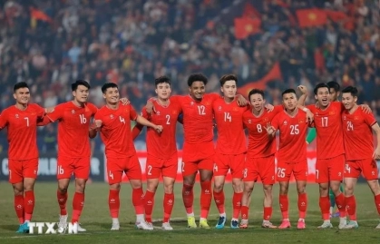 Selección de fútbol vietnamita sube cinco puestos en ranking de FIFA